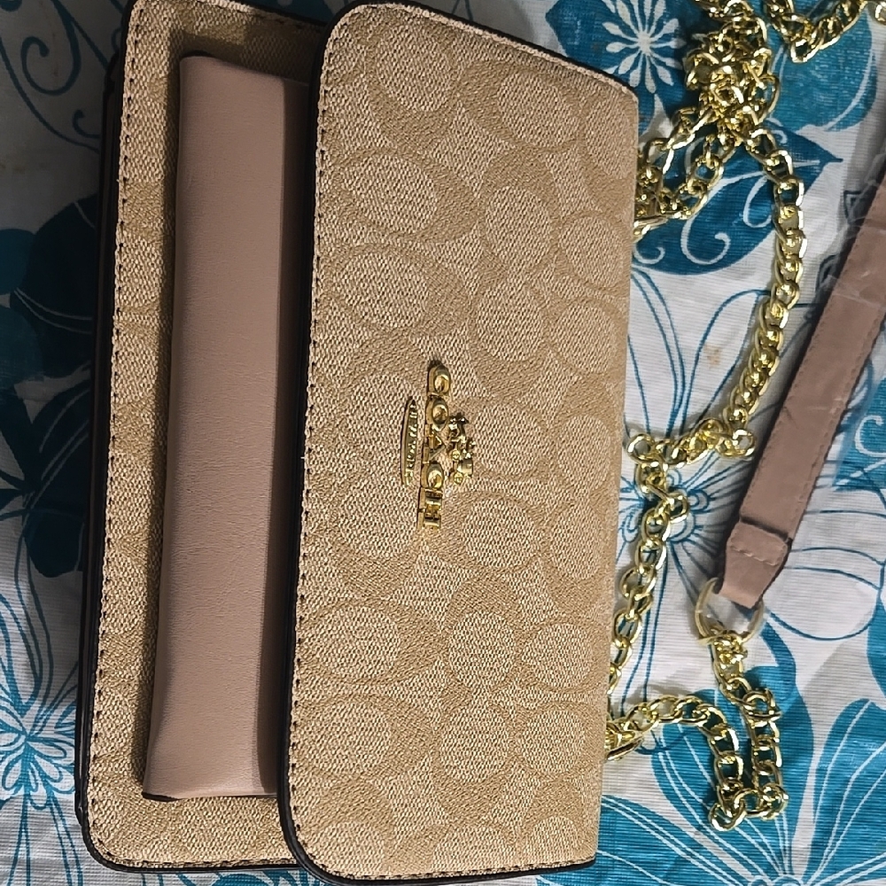 Coach Beige Crossbody Bag